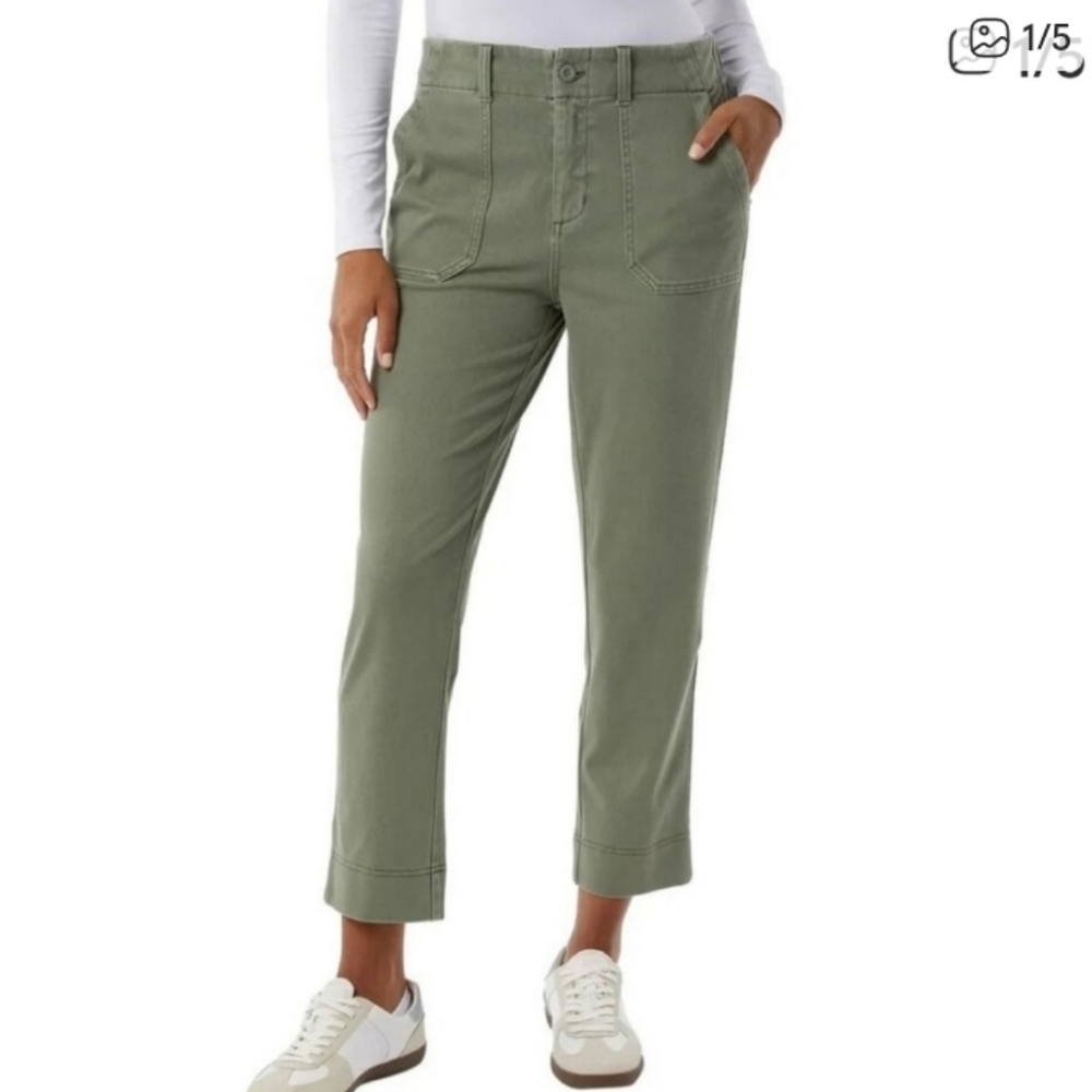 *32 Degrees Cool Ladies Stylish Twill  Cropped Pants
